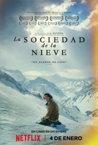 Society of the Snow (2023) ดูหนังการเอาชีวิตรอดจากพายุหิมะ